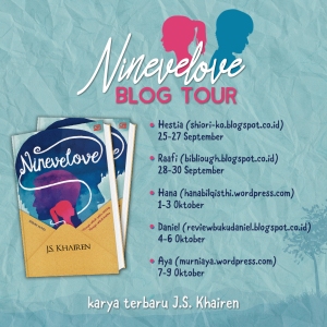 Banner blog tour novel Ninevelove by J.S. Khairen